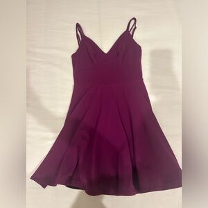 Plum Purple Hoco Dress